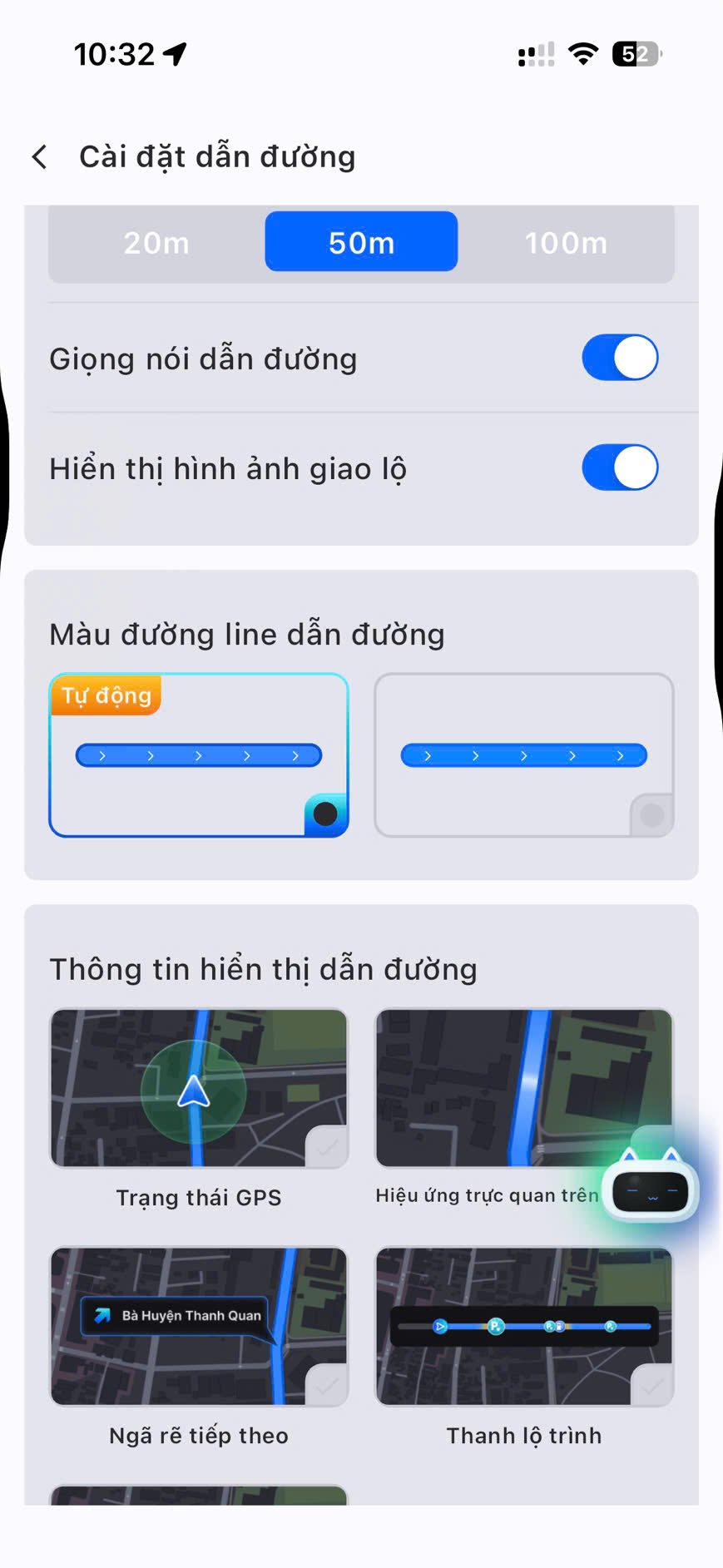 Giao diện bản đồ VIETMAP Live Pro khi sử dụng